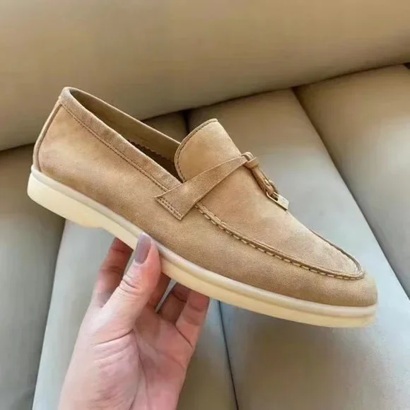 Loro Piana women's vintage elegant loafers - Picture 3 of 5